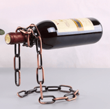 Magic Hanger Wine Bar-Iron Chain Wine Bottle Holder European Art Deco Unique Stand Fashion Storage Personalized Metal