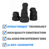 Damaged bolt remover – 10PC. Sleeve set