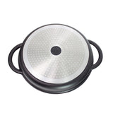 The Whatever Pan - Cast Aluminium Griddle Pan with Glass Lid