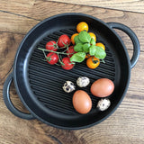 The Whatever Pan - Cast Aluminium Griddle Pan with Glass Lid